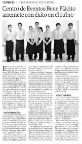 Centro de Eventos Bene Placito arremete con éxito...!! Diario el Sur